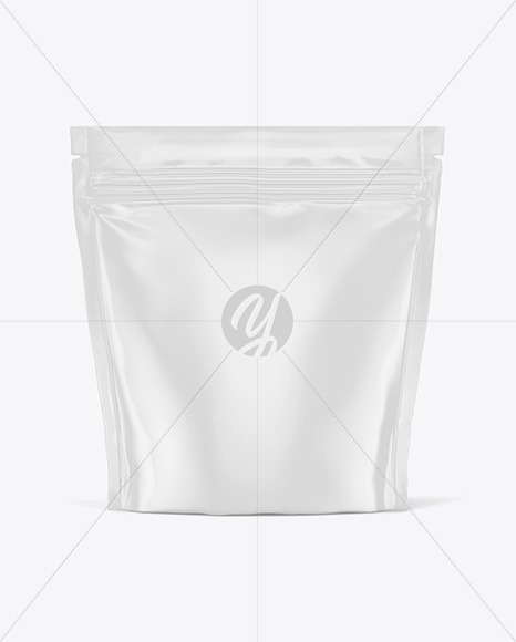 Glossy Stand Up Pouch Mockup