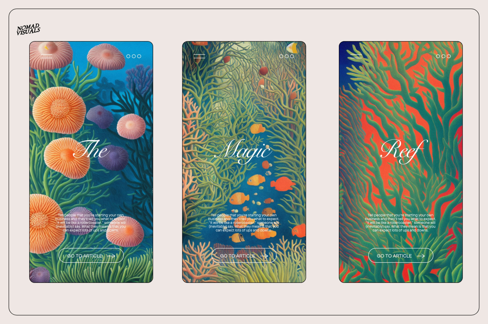 The Magical Coral Reef The Magical Coral Reef