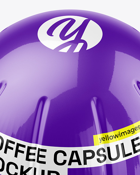Glossy Coffee Capsule