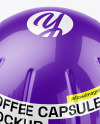 Glossy Coffee Capsule