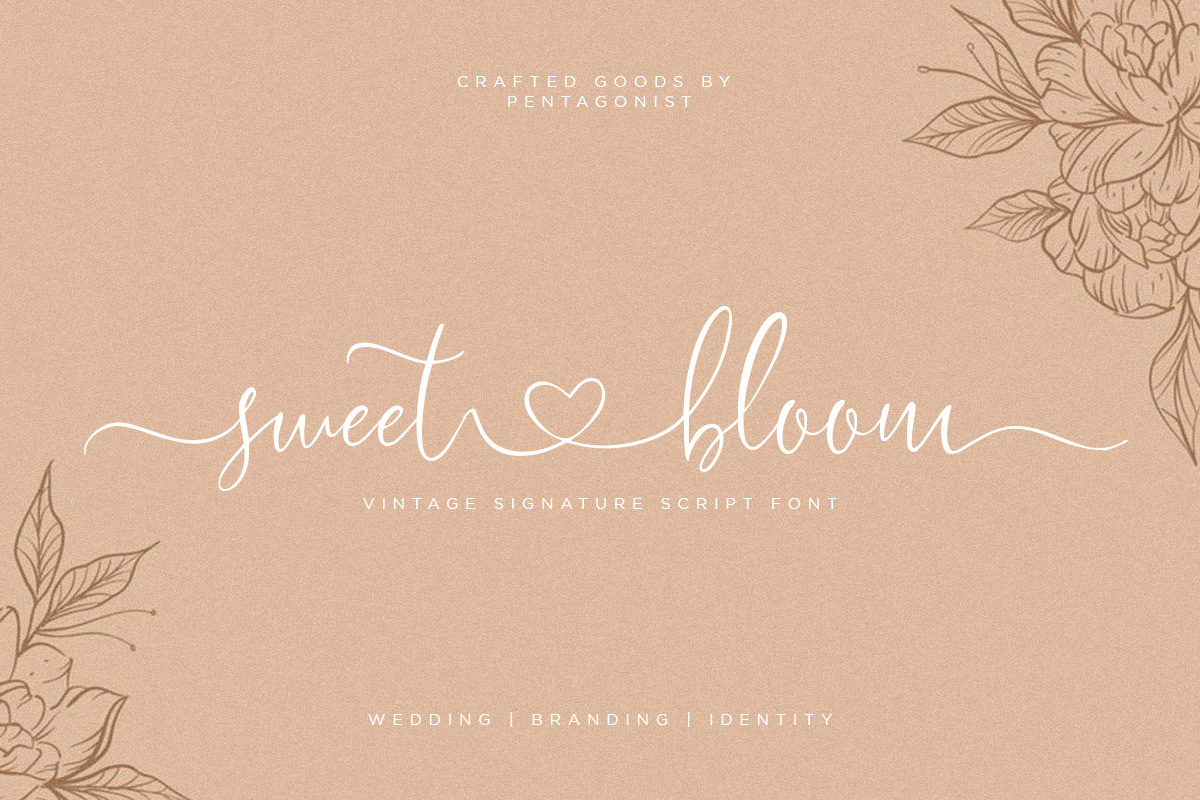 Sweet Bloom | Lovely Script