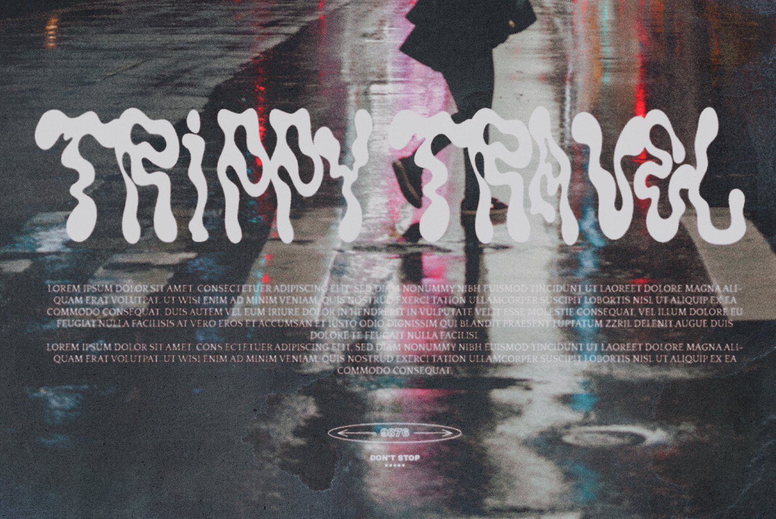Umidus font - trippy liquid font Umidus font - trippy liquid font