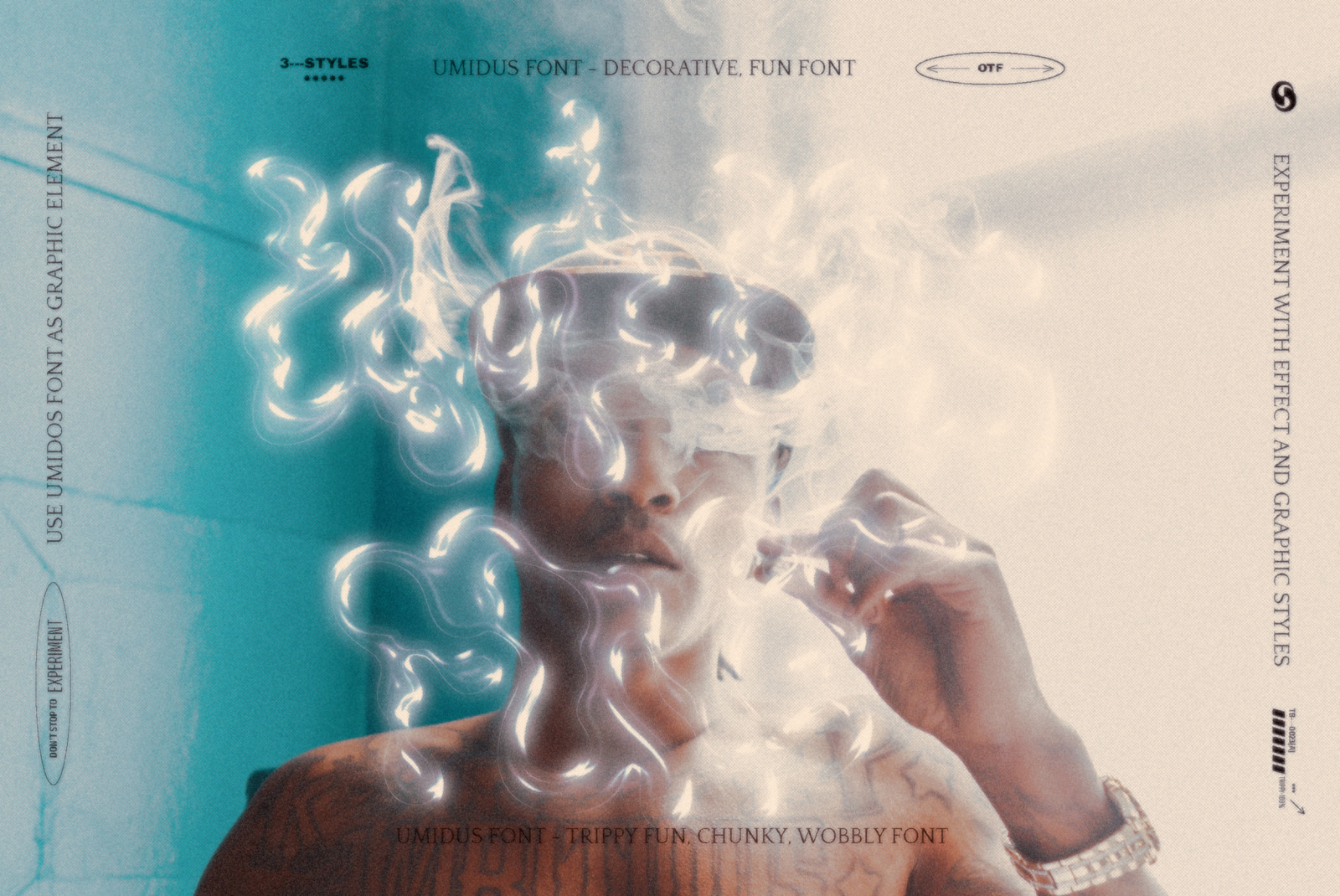 Umidus font - trippy liquid font Umidus font - trippy liquid font