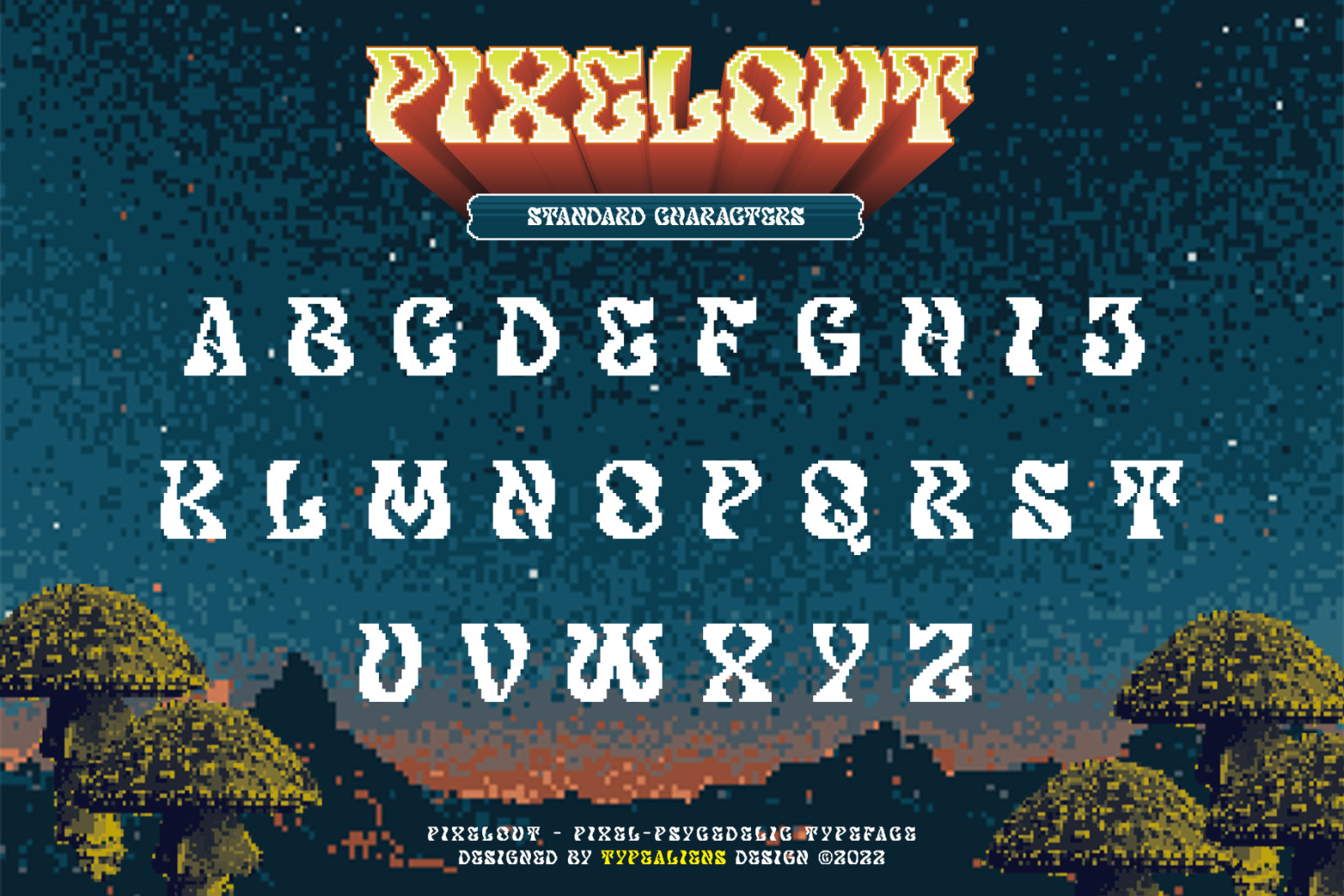 Pixelout Font