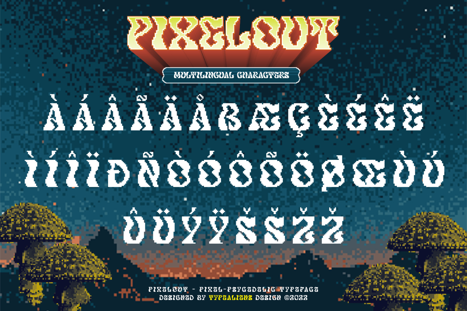 Pixelout Font