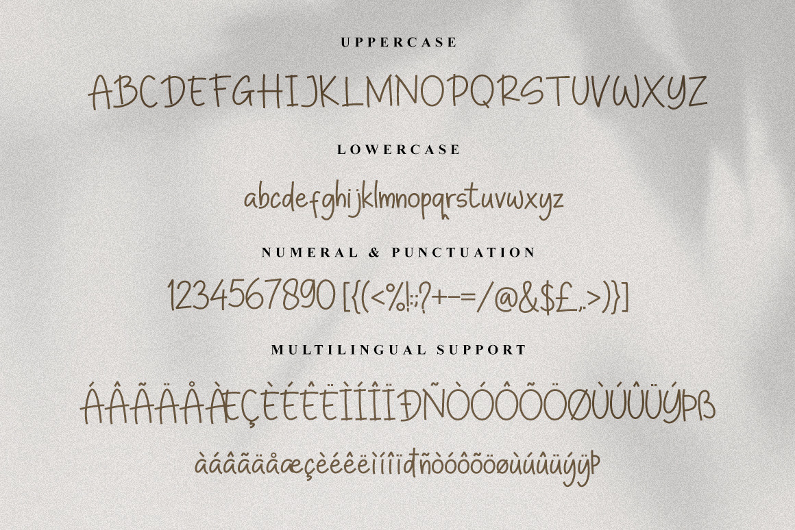 Scarcely - Handwritten Font Scarcely - Handwritten Font