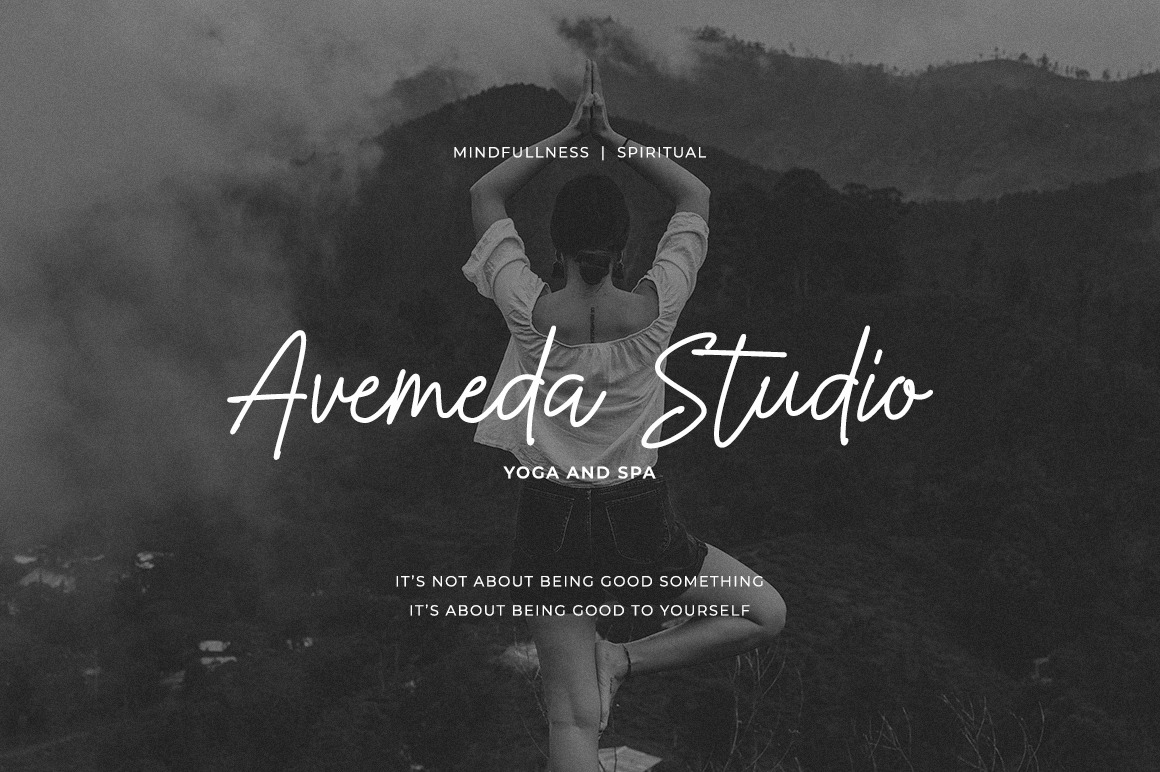 Busted Soul - Modern Script Font Busted Soul - Modern Script Font