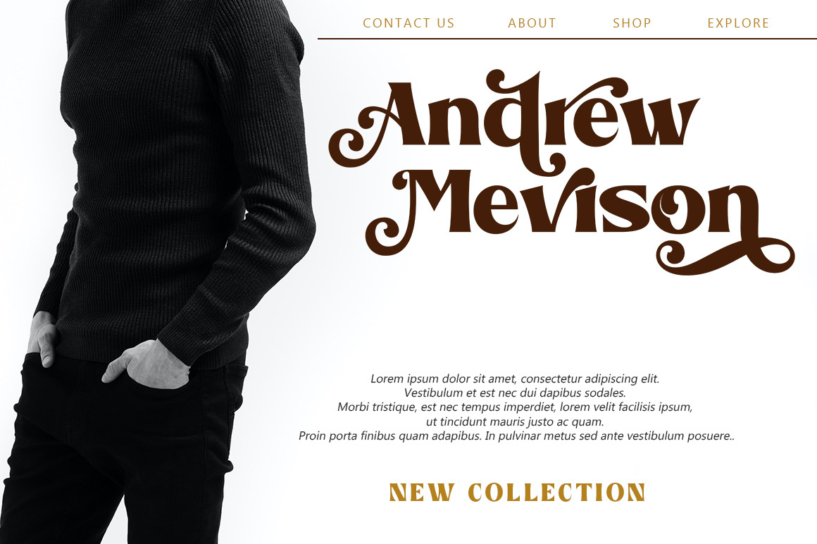Monteya - Stylish Serif Font Monteya - Stylish Serif Font