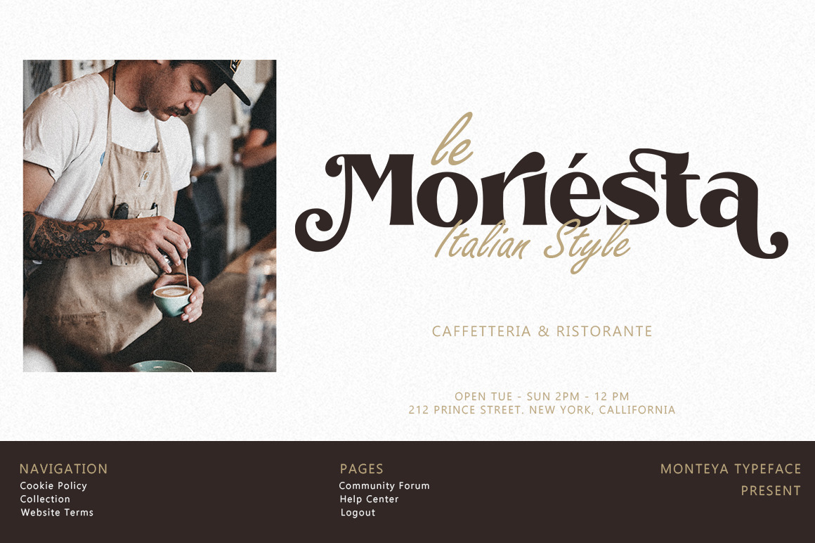 Monteya - Stylish Serif Font Monteya - Stylish Serif Font