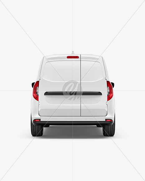 Panel Van Mockup - Back View