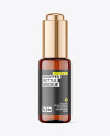 Amber Dropper Bottle Mockup Amber Dropper Bottle Mockup