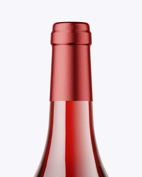 Clear Glass Red Wine Mockup