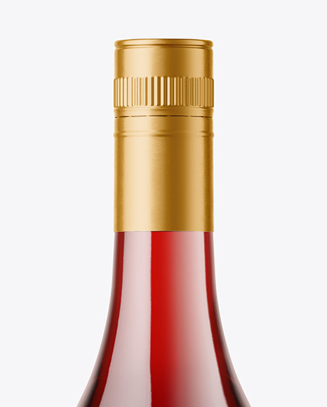 Clear Glass Red Wine Mockup