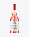 Clear Glass Pink Wine Mockup