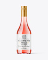 Clear Glass Pink Wine Mockup