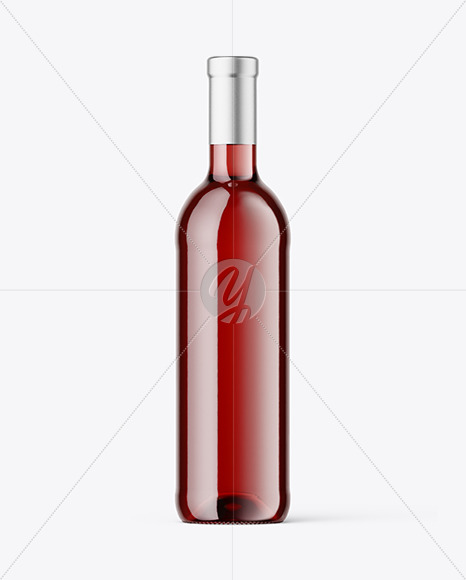 Clear Glass Red Wine Mockup