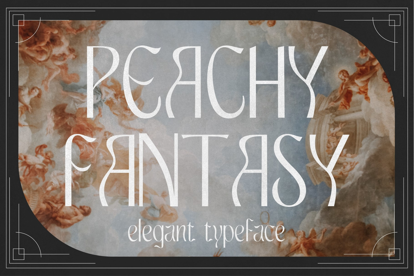 Peachy Fantasy - Art Nouveau Display