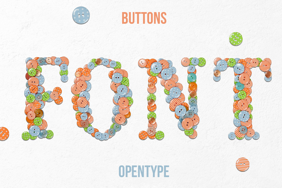 Buttons Font Buttons Font