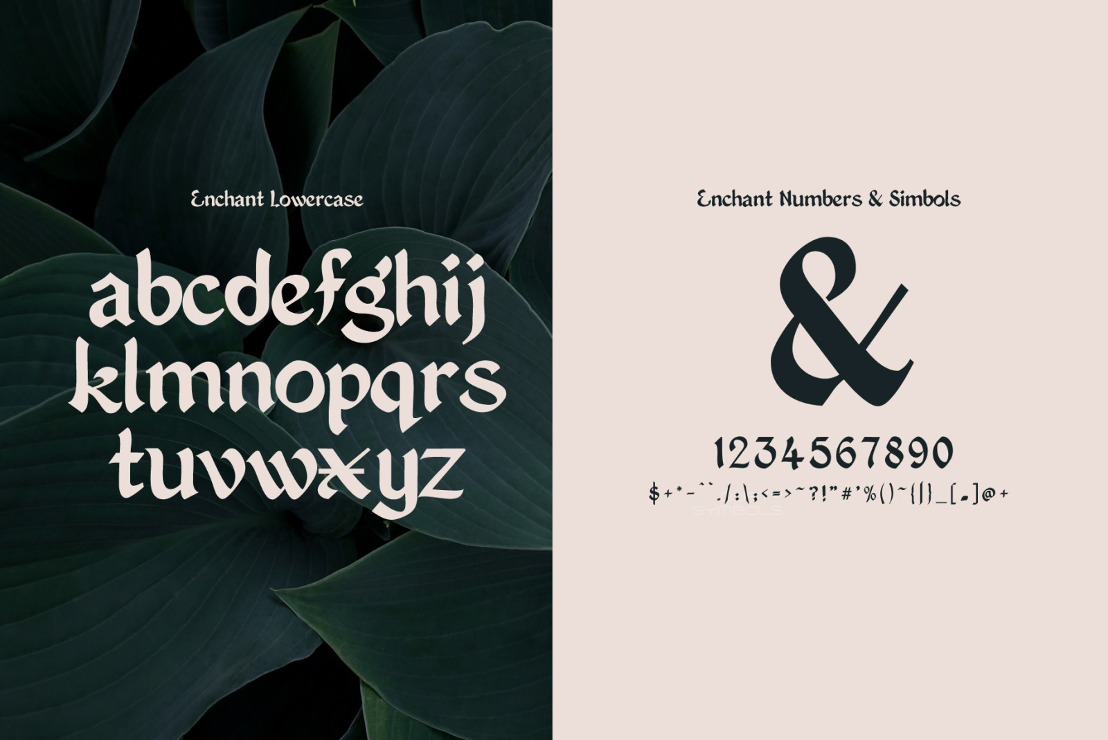 Enchant - Mystical 1600s Typeface Enchant - Mystical 1600s Typeface