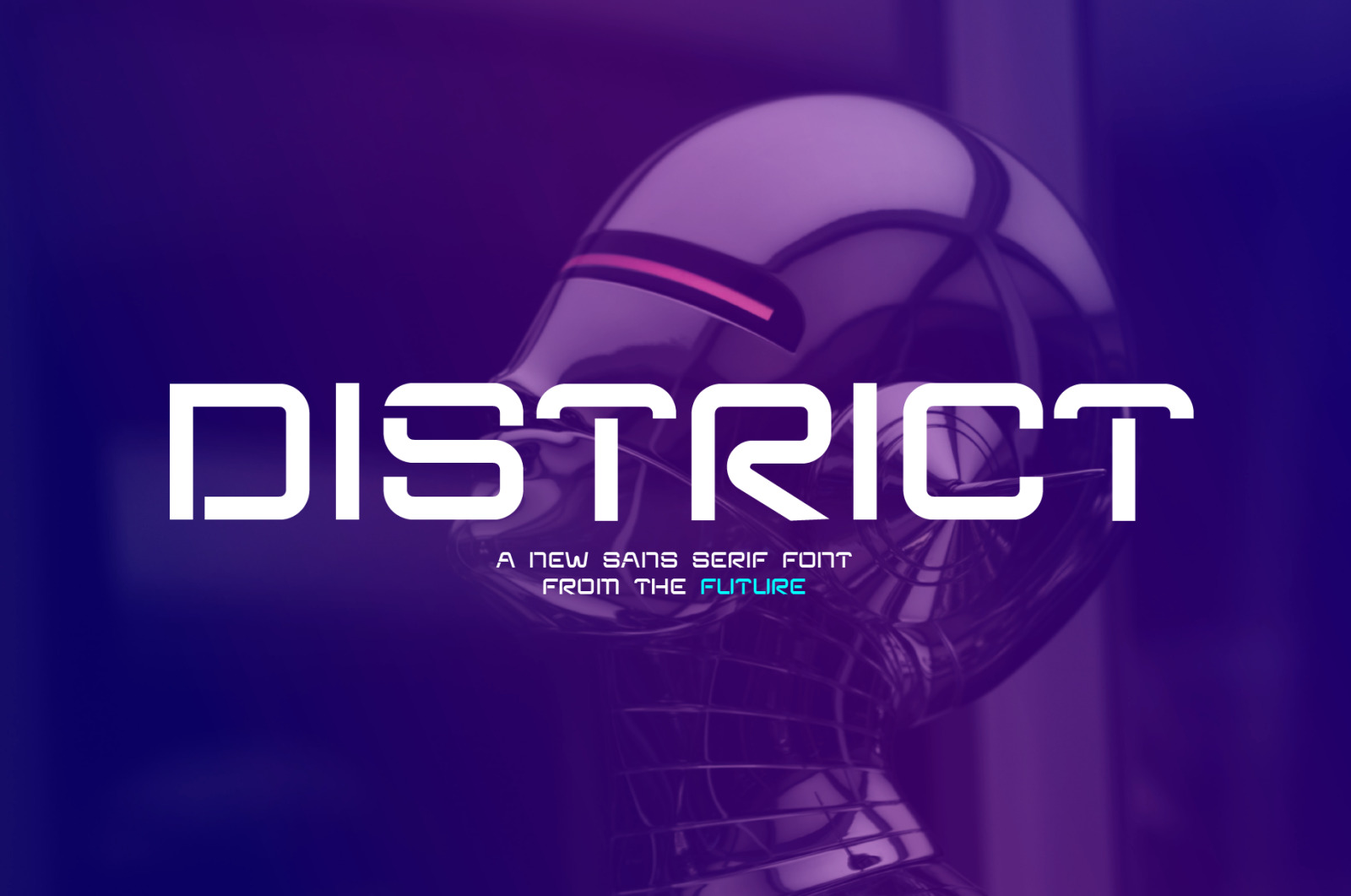 District - Futuristic Sans District - Futuristic Sans