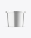 Metallized Plastic Cup Mockup