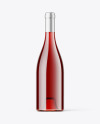 Clear Glass Red Wine Mockup