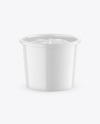 Glossy Ice Cream Cup Mockup