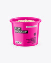 Glossy Ice Cream Cup Mockup