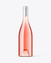 Clear Glass Pink Wine Mockup