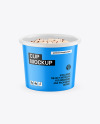 Matte Ice Cream Cup Mockup