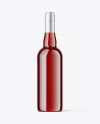 Clear Glass Red Wine Mockup