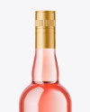 Clear Glass Pink Wine Mockup