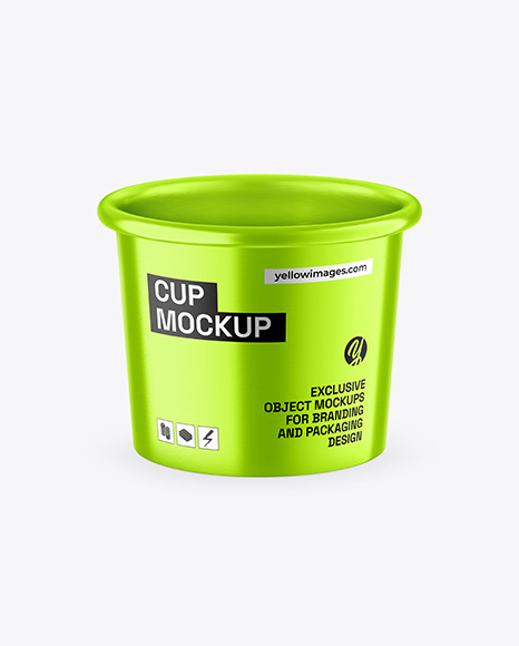 Metallized Cup Mockup