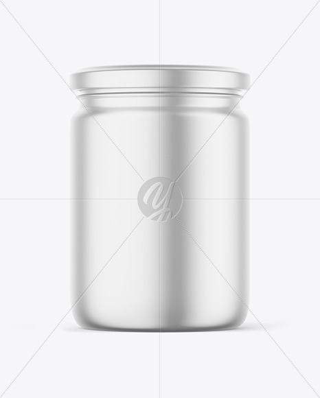 Metallic Jar Mockup