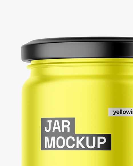 Metallic Jar Mockup