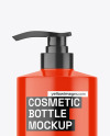 Glossy Cosmetic Bottle Mockup