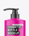 Matte Cosmetic Bottle Mockup Matte Cosmetic Bottle Mockup