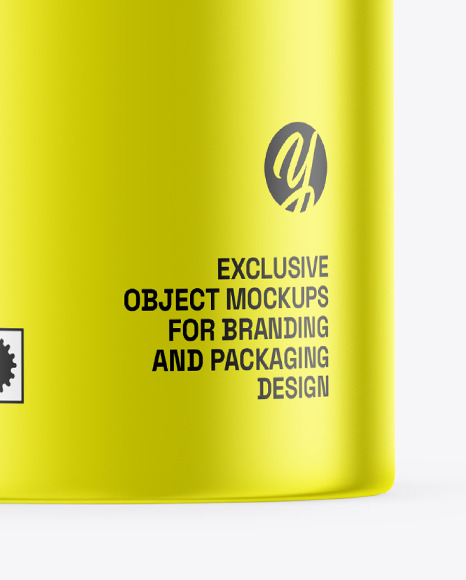 Metallic Cosmetic Bottle Mockup