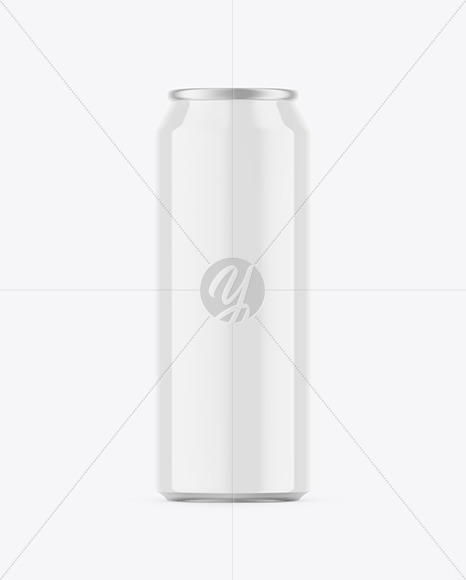 Glossy Drink Can Mockup