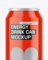 Glossy Drink Can Mockup