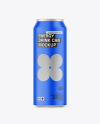 Matte Drink Can Mockup