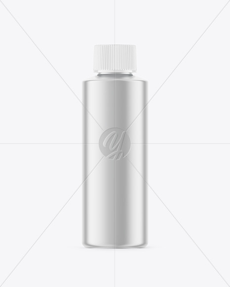 Metallic Bottle Mockup