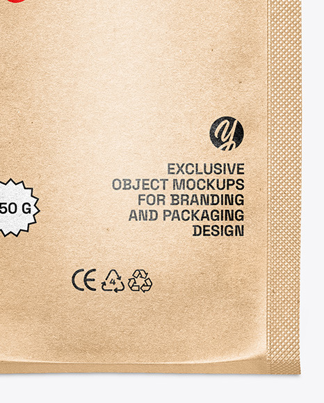 Kraft Paper Coffee Bag Mockup