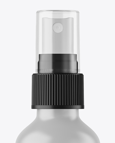 Matte Spray Bottle Mockup