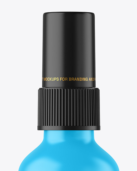 Matte Spray Bottle Mockup