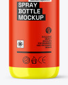 Glossy Spray Bottle Mockup