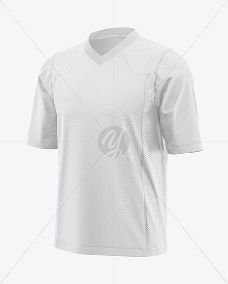 Football Jersey Mockup - Half Side View