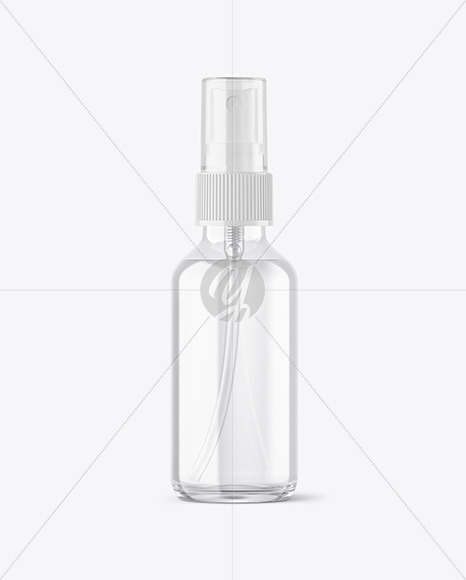 Glass Spray Bottle Mockup