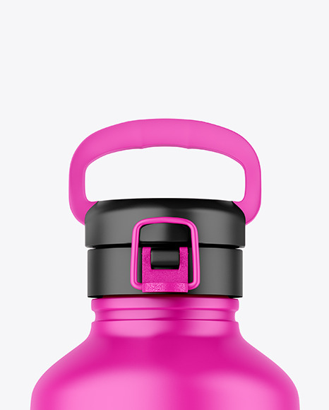 Matte Sport Bottle Mockup