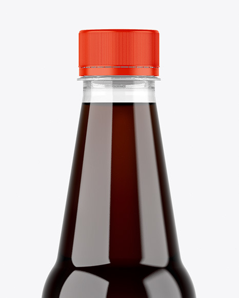 Clear Pet Cola Bottle Mockup